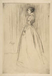Fløyelskjolen (fru Leyland) av James McNeill Whistler