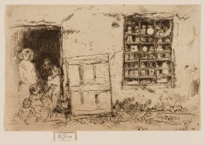 Landsbyens søtbutikk av James Abbott McNeill Whistler
