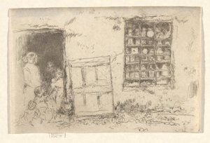 Landsbyens søtbutikk av James Abbott McNeill Whistler