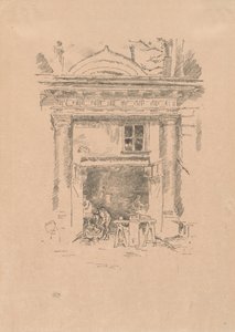 Whitesmiths, Impasse des Carmélites av James McNeill Whistler