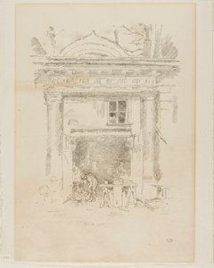 Whitesmiths, Impasse des Carmélites av James McNeill Whistler