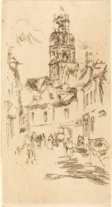 Omvisning i St. Antoine, Loches av James Abbott McNeill Whistler