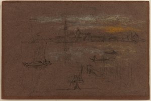 Venezia av James Abbott McNeill Whistler
