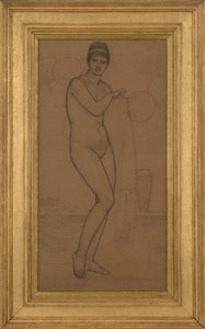 Venus (stående naken) av James Abbott McNeill Whistler