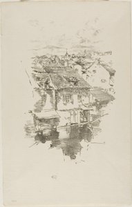 Vitré: Kanalen av James Abbott McNeill Whistler