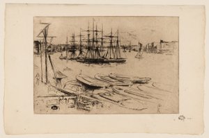 Wapping - The Pool av James Abbott McNeill Whistler