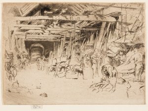 Wheelwright av James Abbott McNeill Whistler