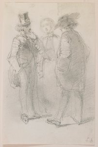 Whistler med venner av James Abbott McNeill Whistler