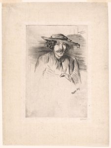 Whistler med hatt av James Abbott McNeill Whistler