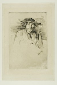 Whistler med hatt av James Abbott McNeill Whistler