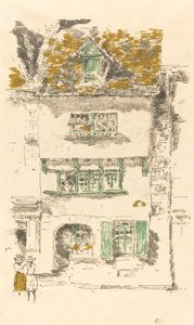 Gult hus, Lannion av James Abbott McNeill Whistler