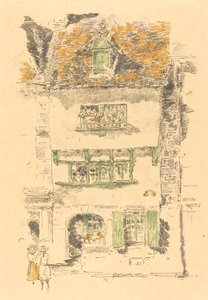 Gult hus, Lannion av James Abbott McNeill Whistler