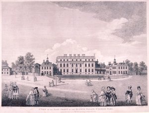 Østfronten av Buckingham House, Westminster, London, 1796