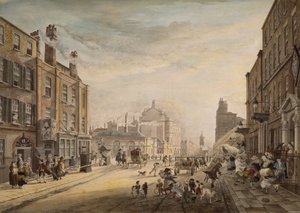 Utsikt mot Hanover Square Viser Holles Street, London