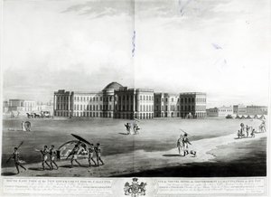 Sørøst-utsikt over det nye regjeringshuset, Calcutta av James Moffat