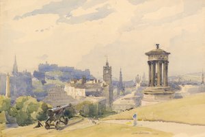 Edinburgh fra Calton Hill av James Paterson