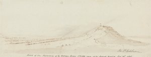 Skisse av utseendet til den russiske hæren, 152 000 menn ved Grand Review, 10. september 1815