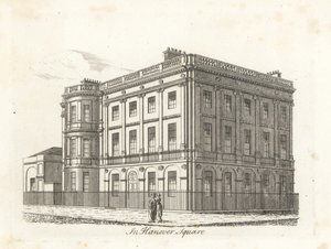Harewood House, Hanover Square, London av James Peller Malcolm