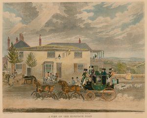 Utsikt over Highgate Road av James Pollard