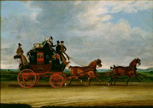 The Dover til London Mail av James Pollard