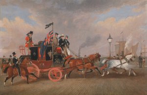 The Last of the Mail Coaches på Newcastle upon Tyne av James Pollard