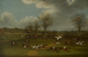 The St Albans Grand Steeplechase 8. mars 1832, 1832-33 av James Pollard