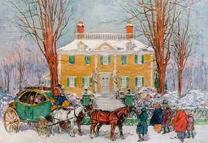 Longfellow House, Cambridge, Massachusetts, USA, ca. 1700-tallet 1921.