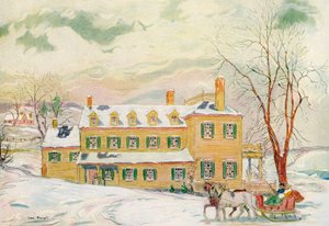 The Kendall House, Virginia, USA, 1700-tallet 1921.