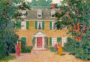 The Quincy House, New England, USA, 1700-tallet 1921.