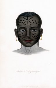 Innfødt av Mosambik, ca 1850. av James Prichard
