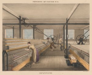 Fremdrift av bomull, #6: Spinning