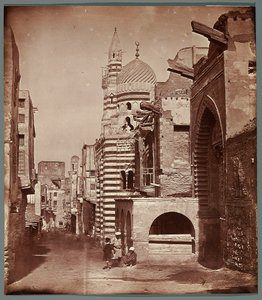 Egypt. Kairo. Moskeen til den mamlukkiske emiren Ajtmisz Al-Badżasi (1383/1384) av James Robertson