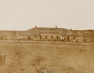 North View Head Quarters English Army, ca. 1855 (bilde) av James Robertson