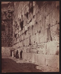 Jødenes klagemur [Jerusalem. Klagemuren (Vestmuren)] av James Robertson
