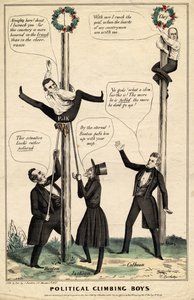 Politisk klatregutter, utgitt av J Baillie, H Bucholzer, New York, 1844