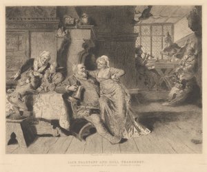 Jack Falstaff og Doll Tearsheet av James S. King