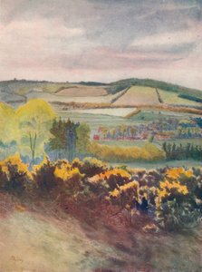 'Utsikt mot Caterham, fra Tilburstow Hill', 1913, 1914 av James S Ogilvy