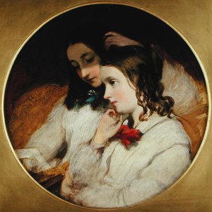 Studie av to jenter av James Sant