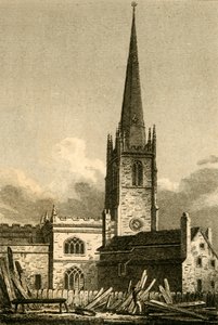 'St. Nicholas Church, Liverpool', 1812. av James Sargant Storer