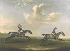 To veddeløpshester trenes av James Seymour