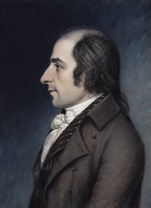 Albert Gallatin, ca 1797 (pastell på grått papir)