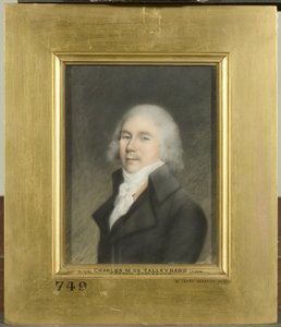Charles Maurice de Talleyrand-Perigord (pastell på papir)