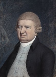 Dr Erasmus Darwin, før 1803 (pastell på grått papir) av James Sharples
