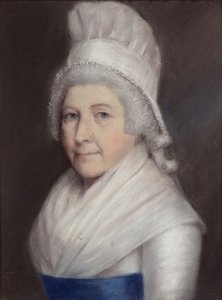 Mary Andrewes (pastell på grått papir) av James Sharples