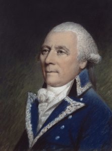 Mr Temple (pastell på grått papir) av James Sharples