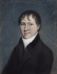 Sir Humphry Davy Bart, sannsynligvis 1804-09 (pastell på grått papir)
