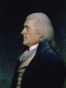 Thomas Jefferson (1743-1826) ca. 1797 (pastell på papir) av James Sharples