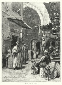 Messingbasar, Kairo (gravering)