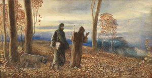 Dante og Virgil i Vallombrosa, 1866