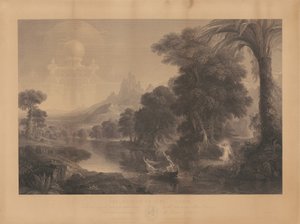 Livets reise: Ungdom av James Smillie, after Thomas Cole